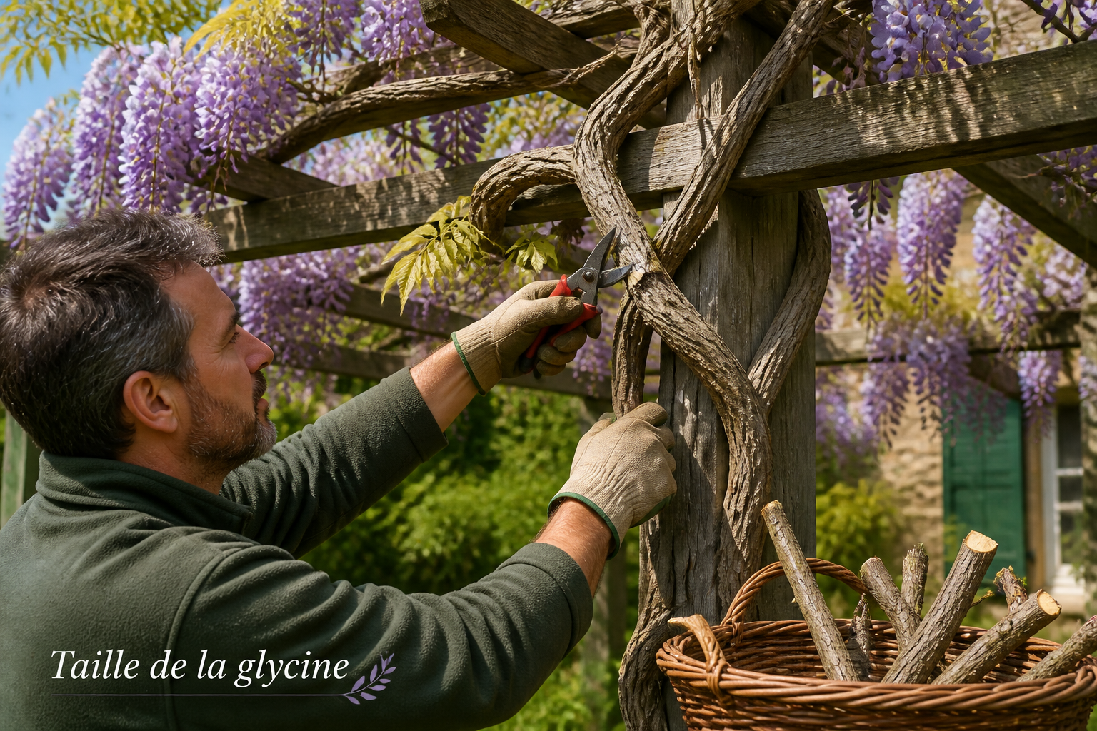tailler une glycine